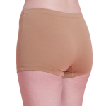 Seamless Cotton Boyshorts Panty – Nude Beige